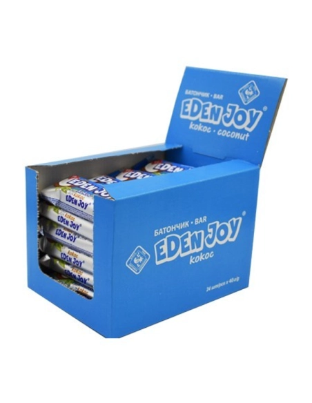 24шт*40г (ЖЛ) Батончик "Еден Джой" кокос