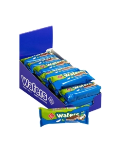24шт*50г (ЖЛ) Вафлі "Wafers" молочні з нач.