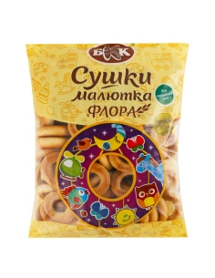 300г*24шт (ТМ"БКК") Сушки малютка "Флора"