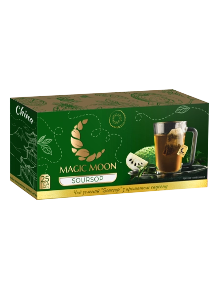 645_Чай зелений ``Soursop`` TM ``Magic Moon``` 25 пакетів*1,8г