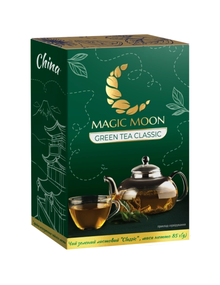 652_Чай зелений листовий "Сlassic" ТМ "Magic Moon" 85г