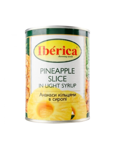 925- Ананаси кільцями в сиропі ТМ ``Іберіка`` 565г ж/б