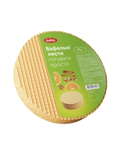 GolPek Вафельний лист D205 Білі (75/7 шт.)