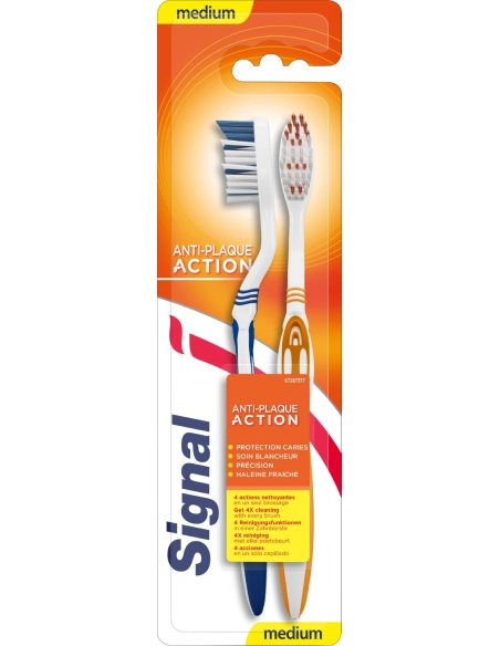 Signal Зубна щітка Набір від нальоту 2шт.