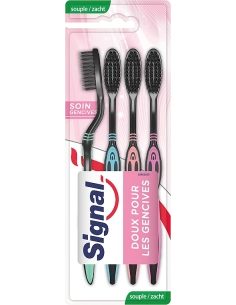 Signal Зубна щітка Набір Потрійний захист 4шт.