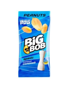 Арахіс смажений солоний 60г 95 штТМ DIG BOB НШК