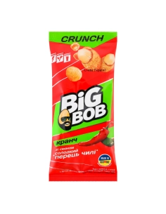 Арахіс смажений солоний в хрусткій оболонці зі смаком Солодкий перець чілі ТМ DIG BOB 55г