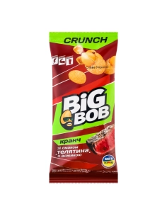 Арахіс смажений солоний в хрусткій оболонці зі смаком Телятина з аджикою 55г 80штТМ DIG BOB