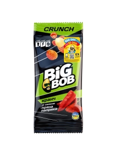 Арахіс смажений солоний в хрусткій оболонці кранч зі смаком Пряна паприка ТМ DIG BOB55г