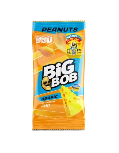 Арахіс смажений солоний зі смаком СирТМ DIG BOB60г*95шт НШК