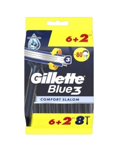 Бритви одноразові Gilet Blue з Слалом Комфорт, шт