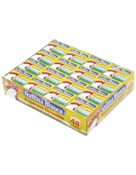 Бульйон курячий з кропом та петрушкою ТМ "Gallina Blanca" 10г  24бл*48шт