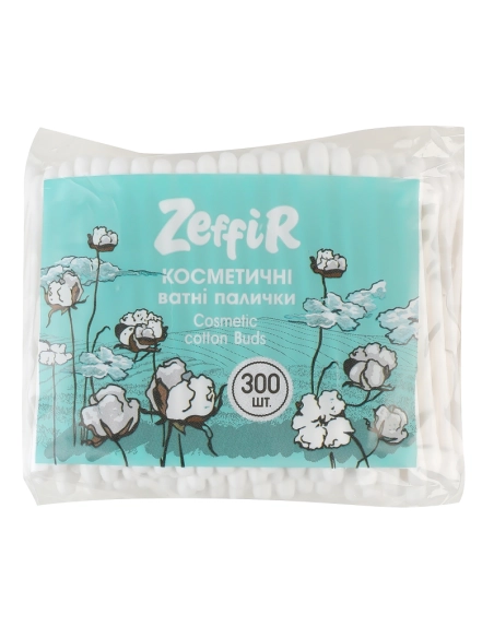 Ватні палички косметичні  "Zeffir"300шт
